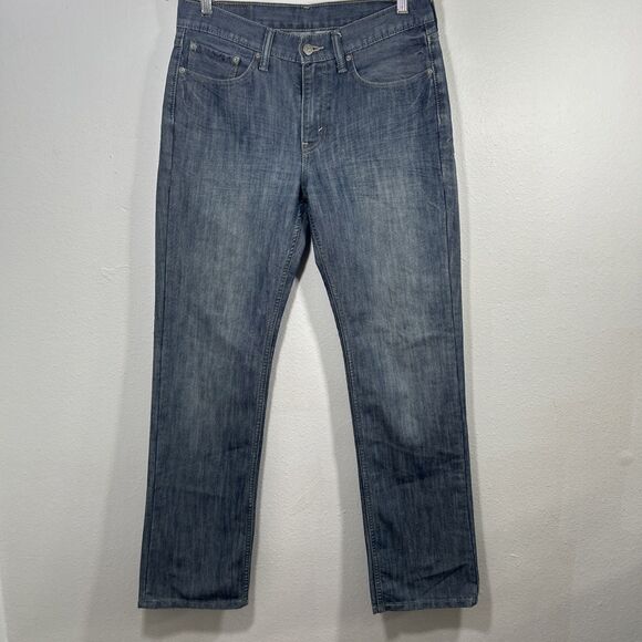 Levis 514 Jeans Mens 31X32 Relaxed Straight Fit Light Wash Denim - Picture 1 of 7